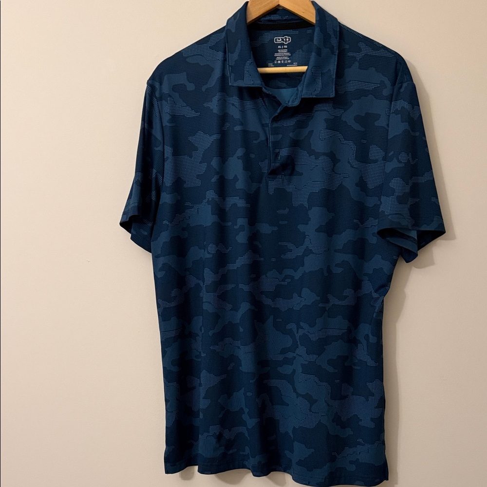 exp Expedition Men’s Camouflage Golf Polo Shirt  XL
